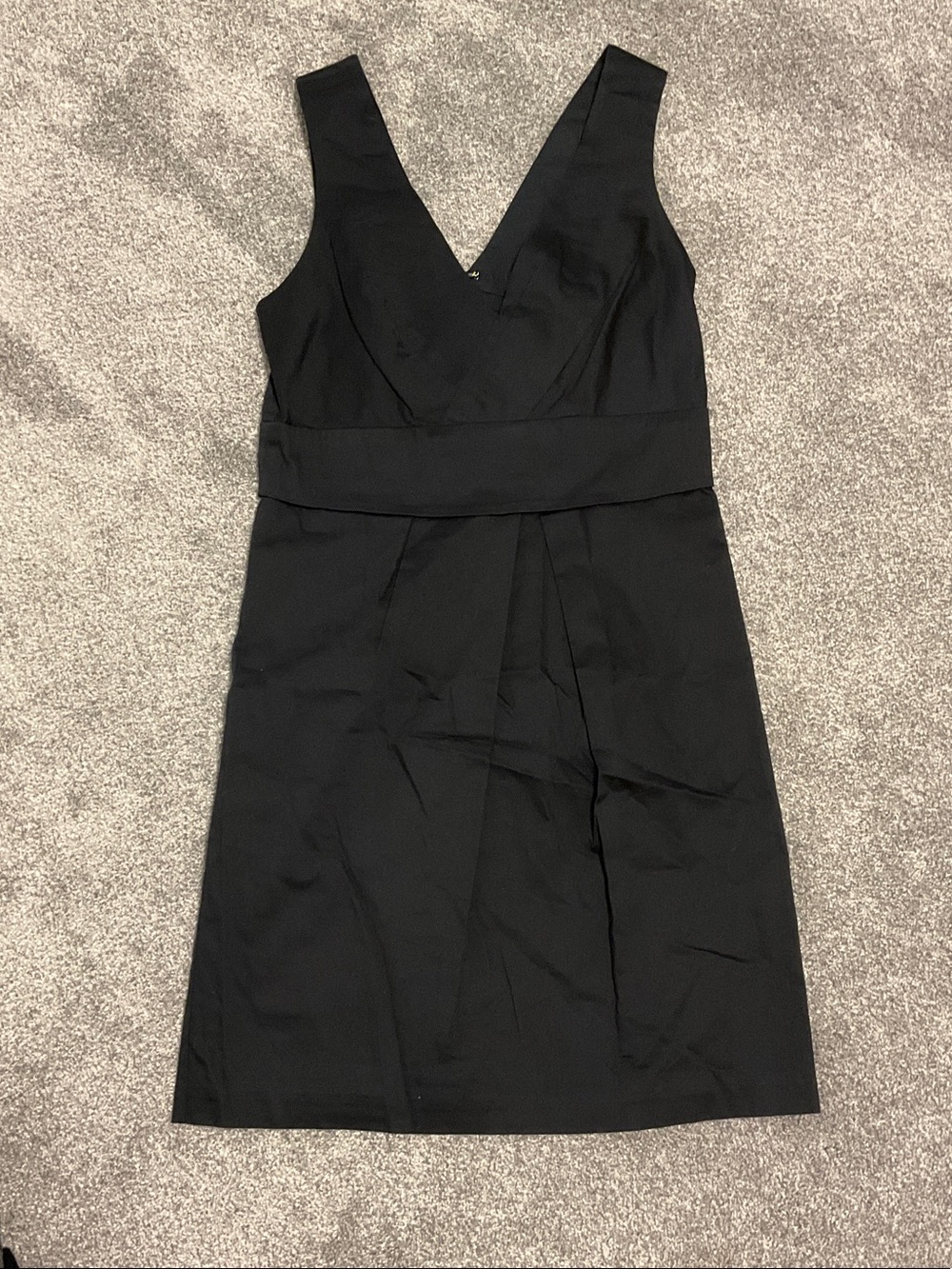 Classic Black V-Neck cotton Dress - Women